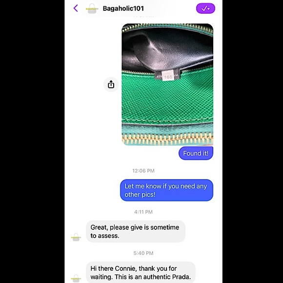 Prada Saffiano Cuir Large Double Zip Tote in Verte - Picture 15 of 15